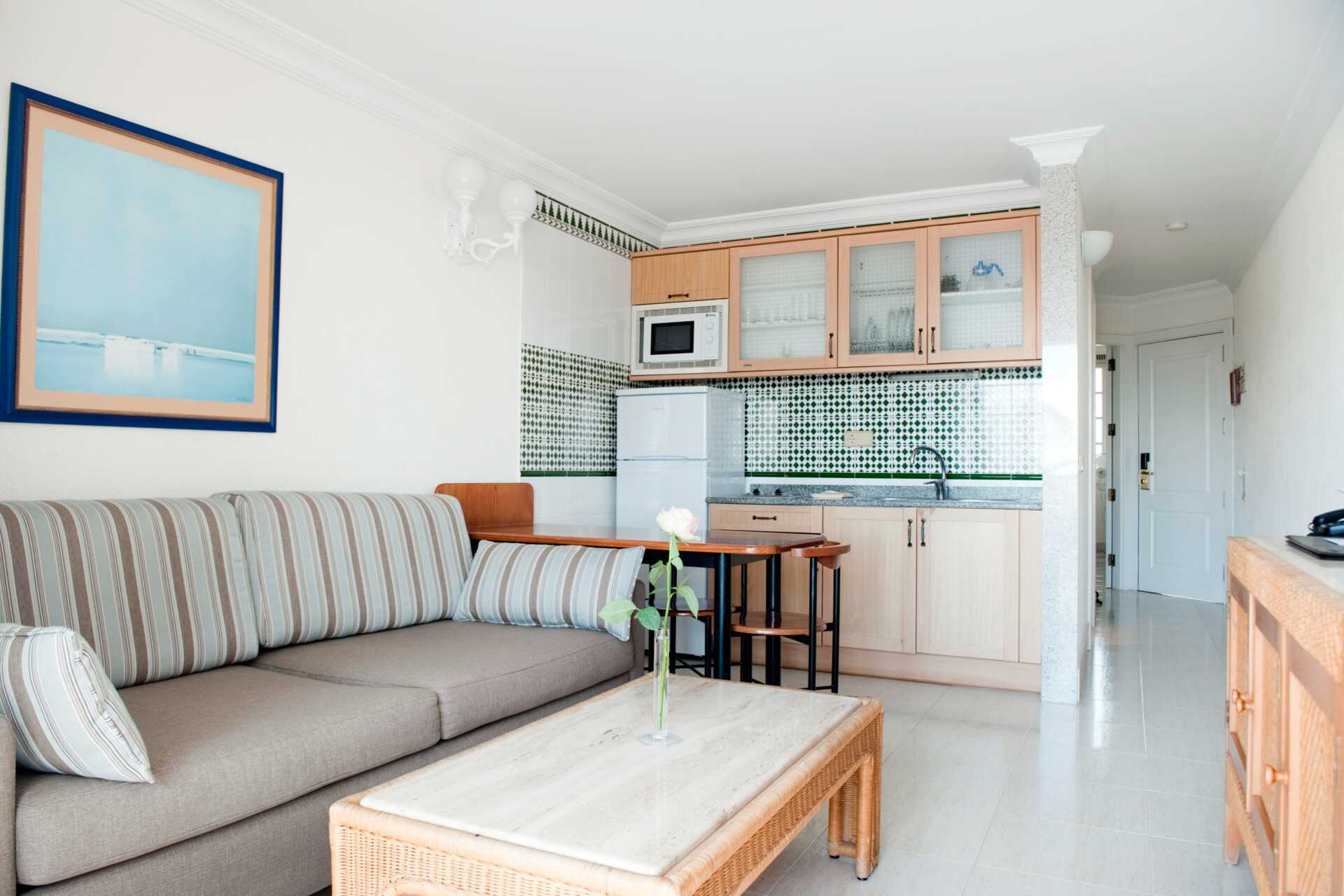 Tvårumslägenhet på Fariones Apartamentos i Puerto del Carmen, Lanzarote.