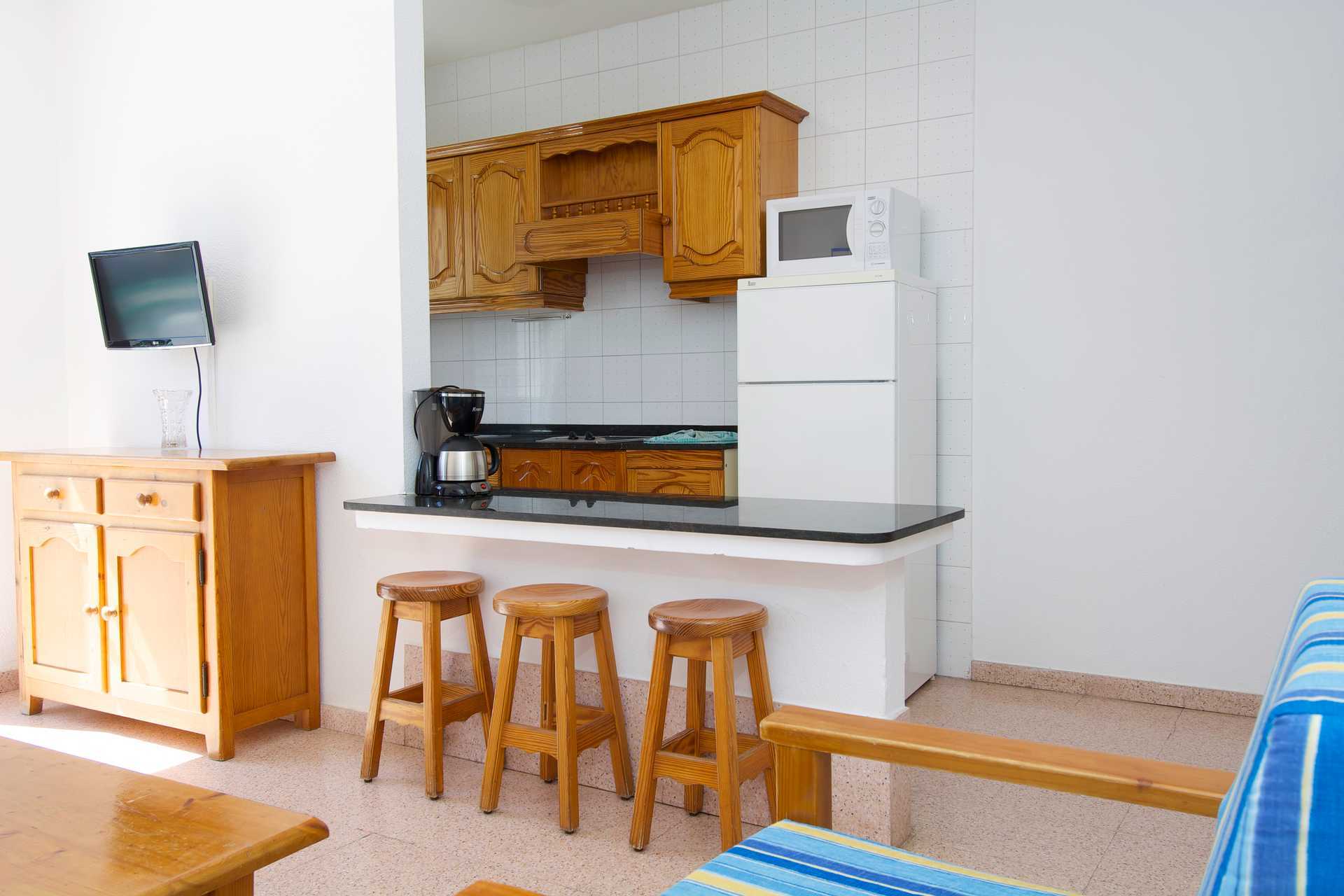 Tvårumslägenhet på hotell Heliomar i Puerto Rico, Gran Canaria.