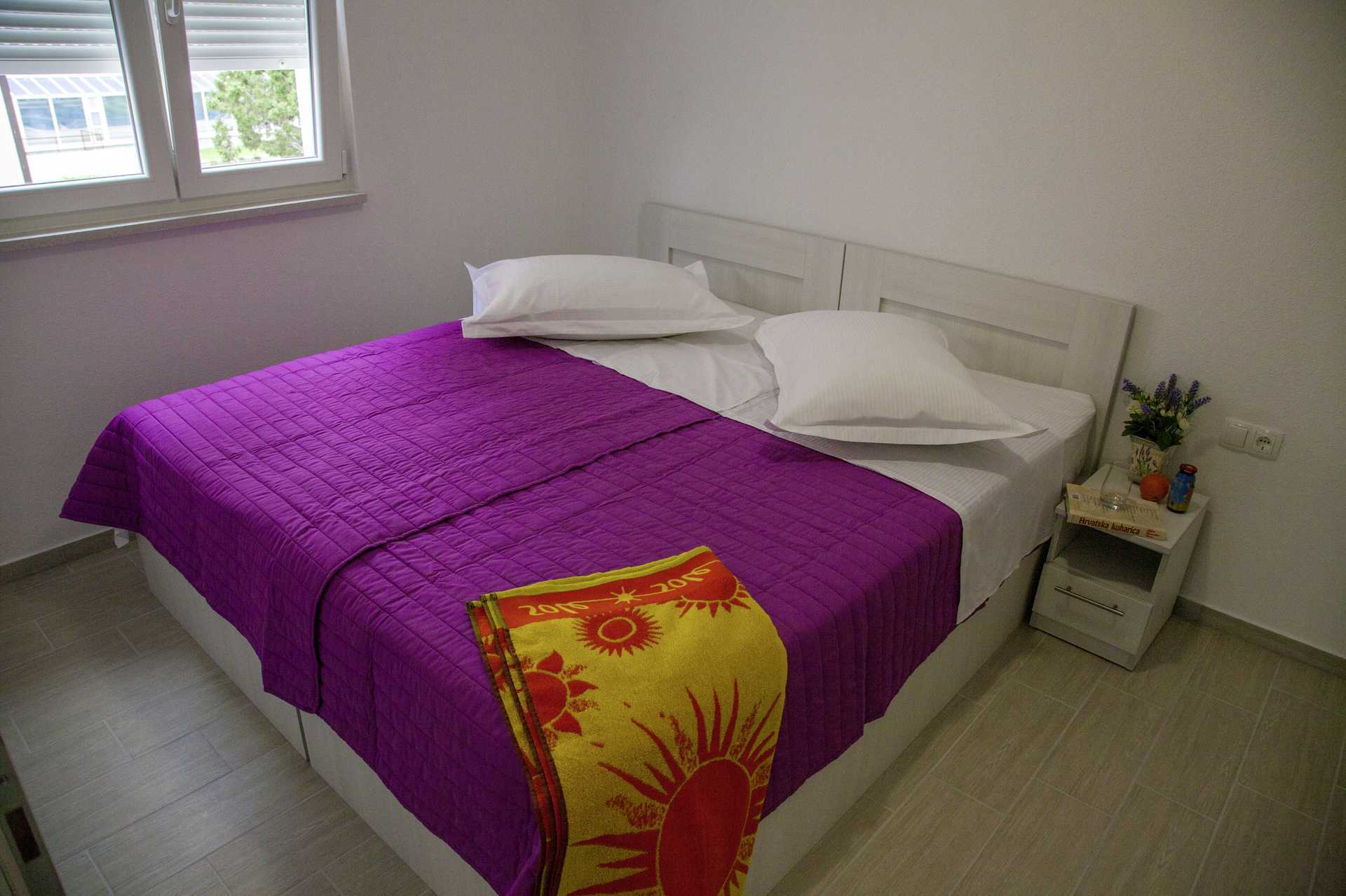 Tvårumslägenhet på hotell Libertas i Makarska, Kroatien.