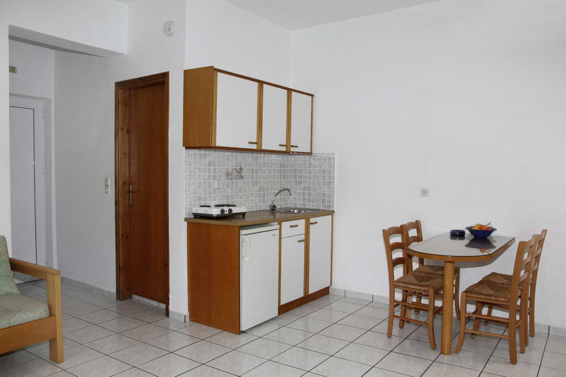 Tvårumslägenhet på hotell Marakis i Platanias på Kreta, Grekland