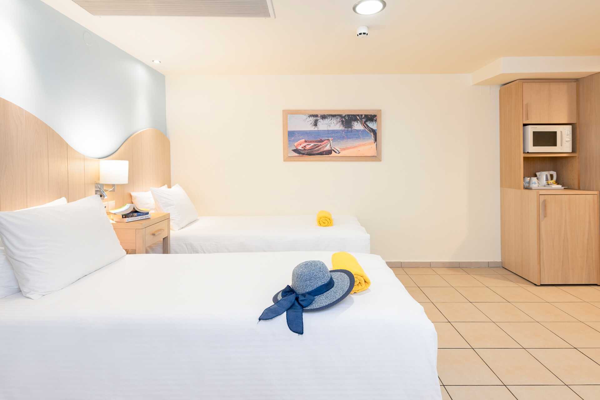 Tvårumslägenhet superior på hotell Star Beach Village & Waterpark i Hersonissos på Kreta.