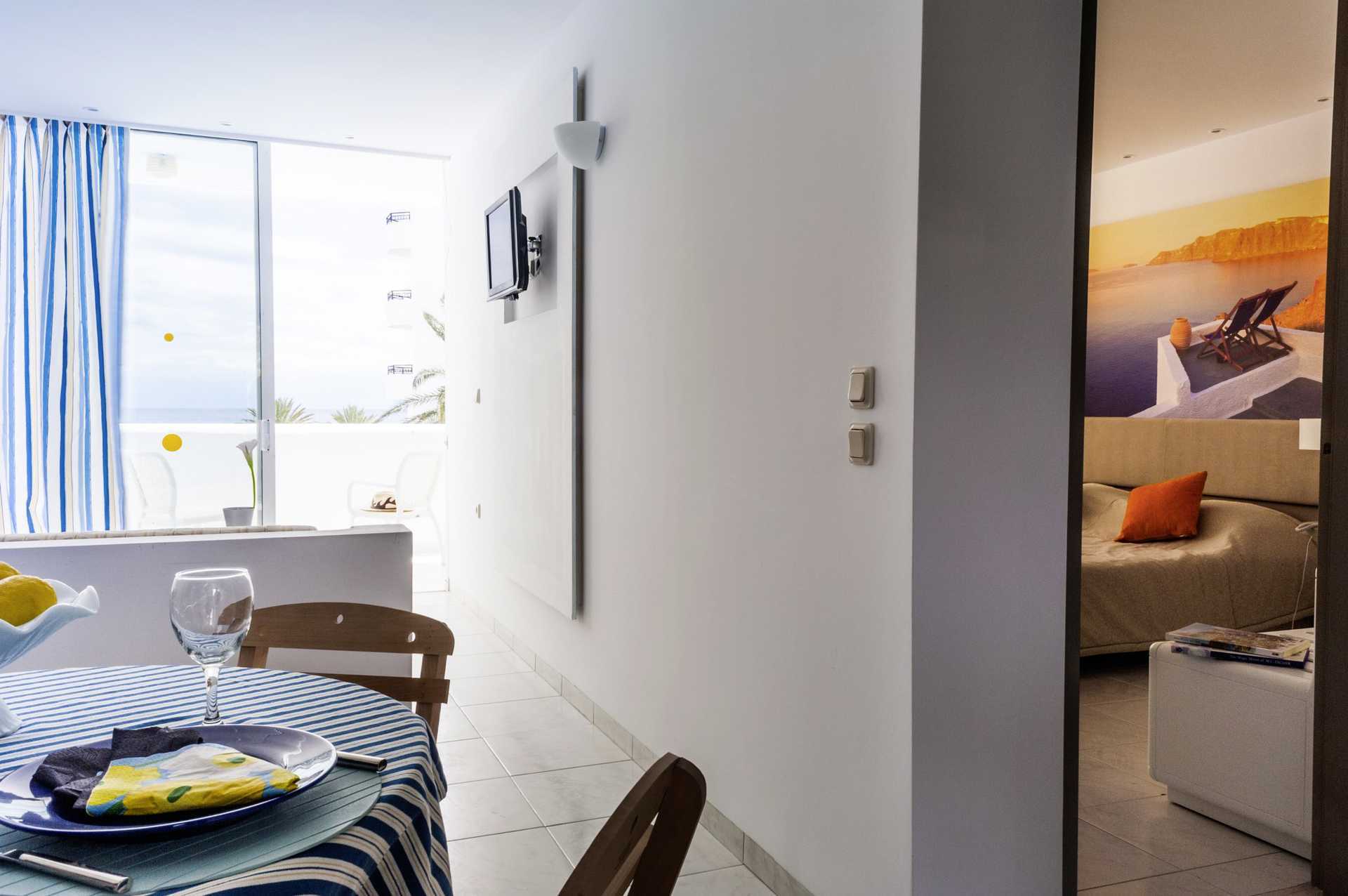 Tvårumslägenheter på hotell Epsilon, Rhodos.