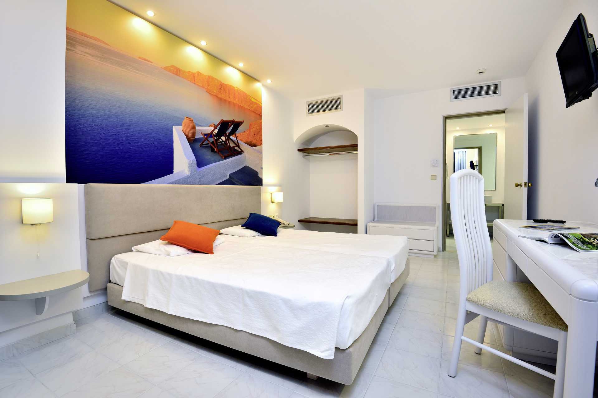 Tvårumslägenheter på hotell Epsilon, Rhodos.