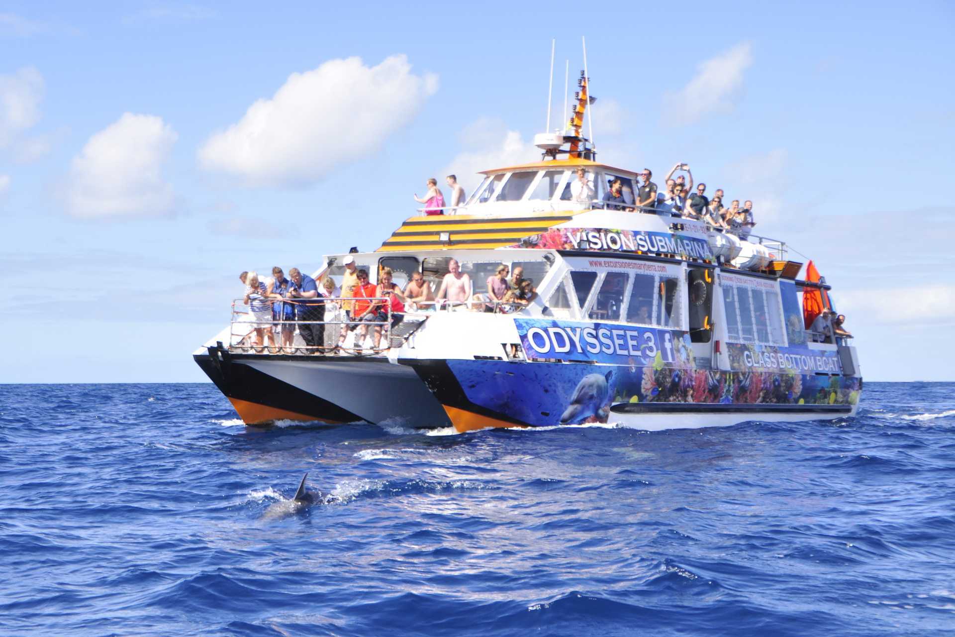 Upptäck havet ombord på en glasbottenbåt