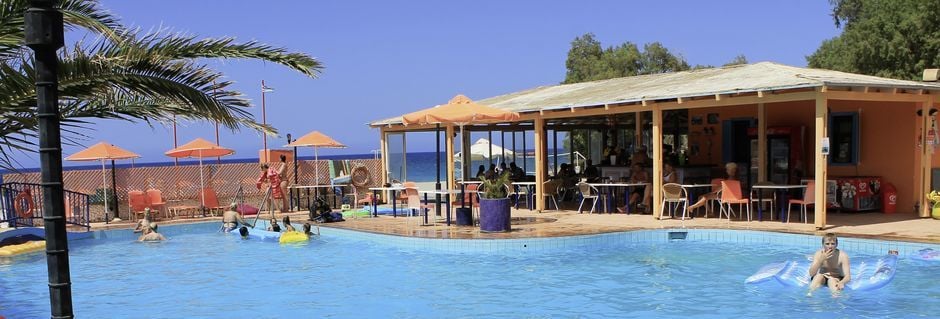 Pool på hotell Varvara's Diamond i Rethymnon, Kreta.