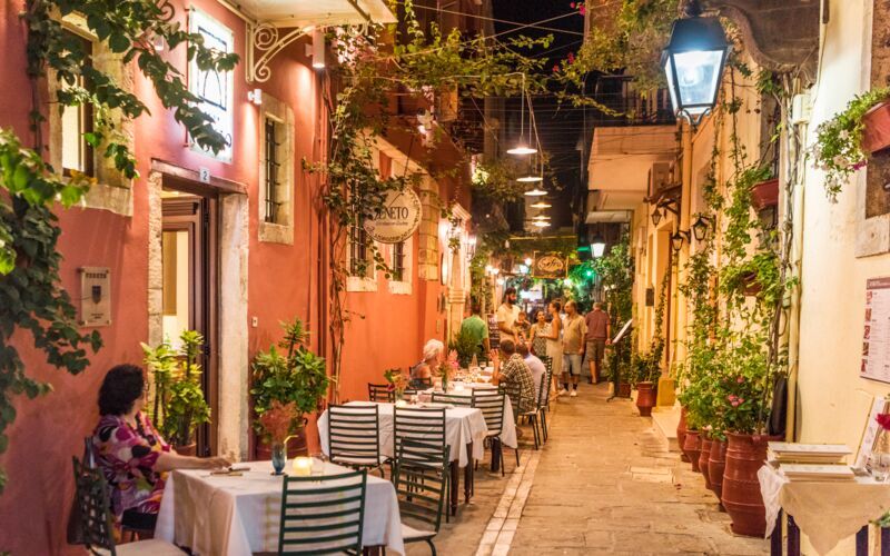 En kväll i Rethymnon