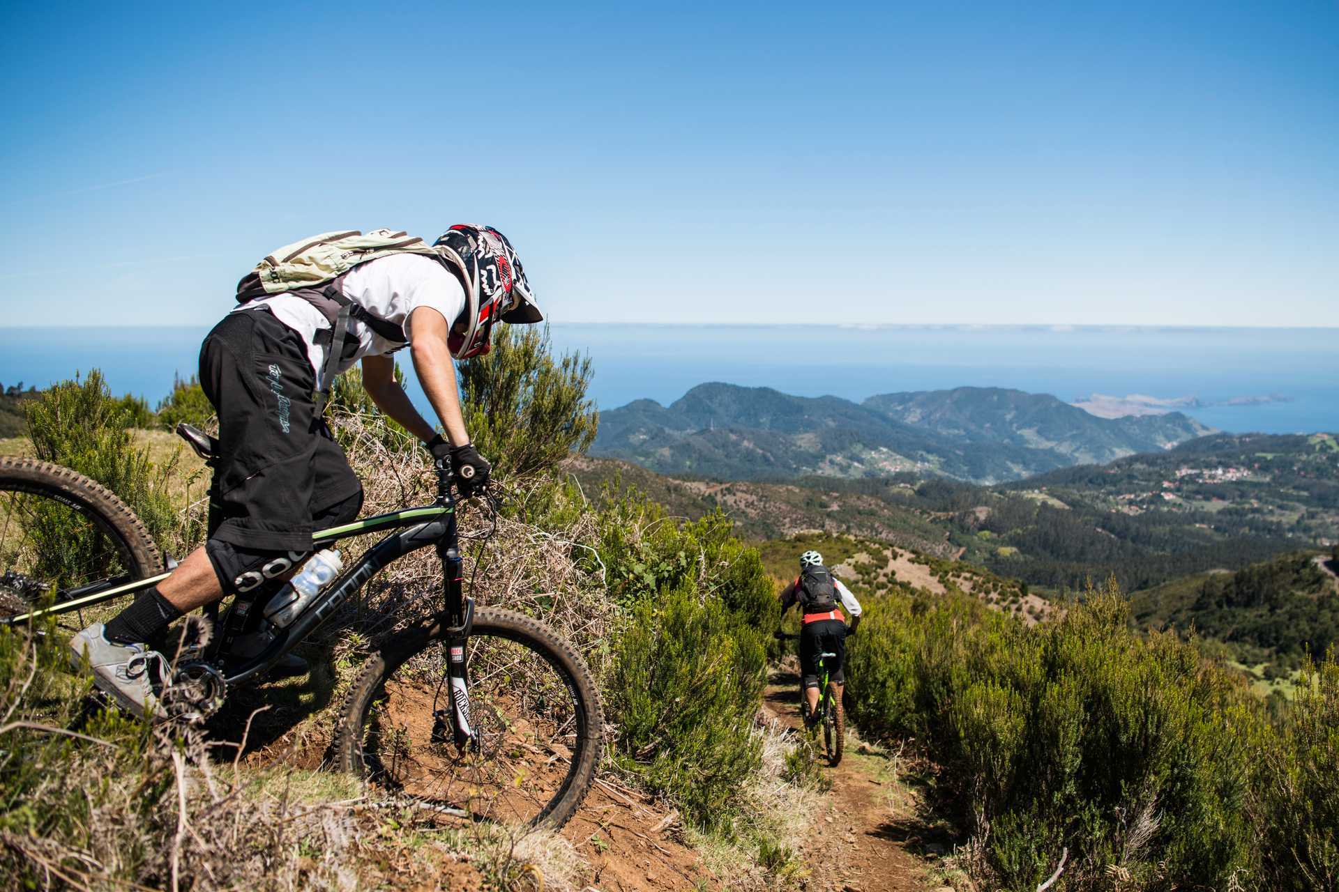 Cykling på Madeira.