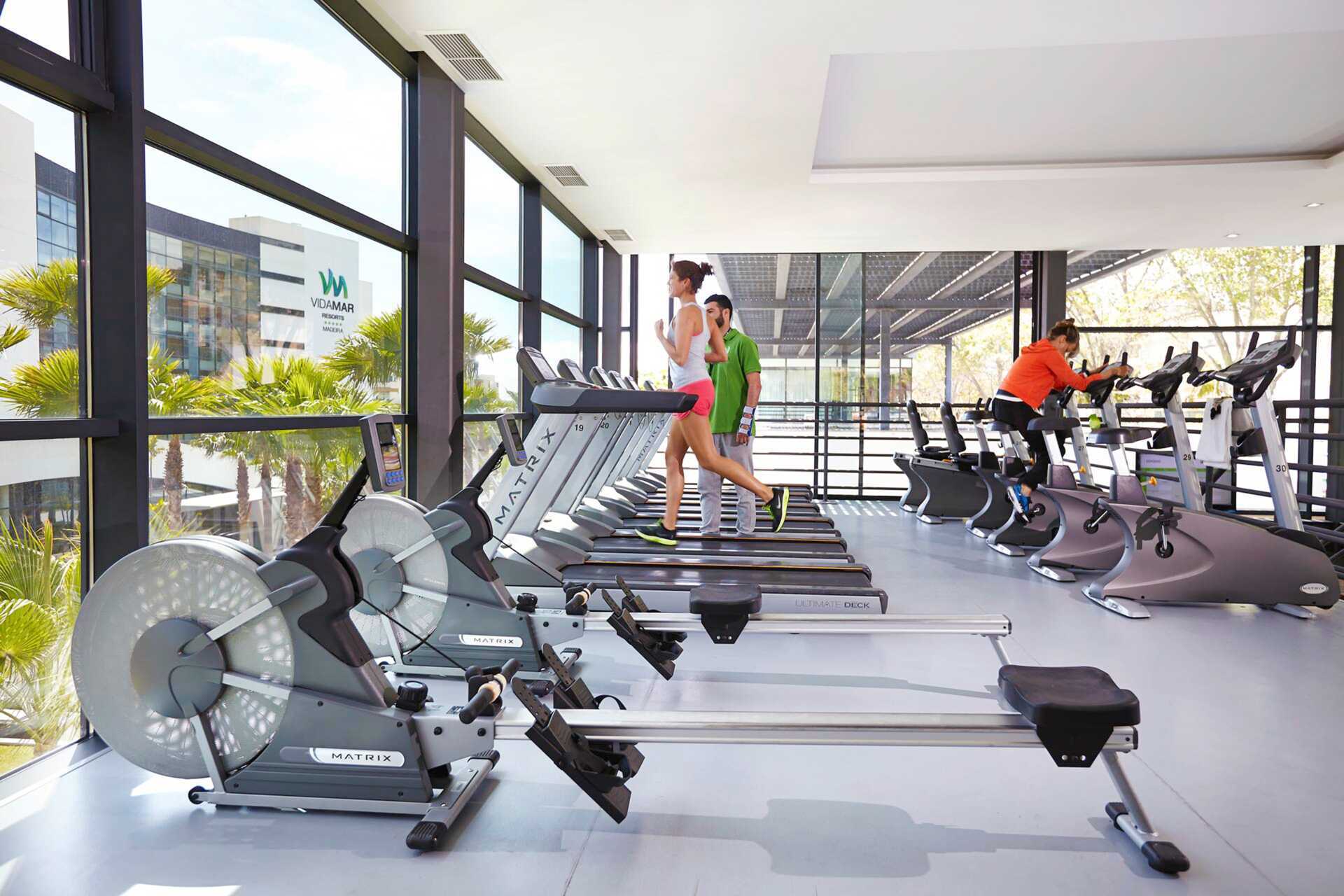 Gym på VIDAMAR Resorts Madeira, Portugal.