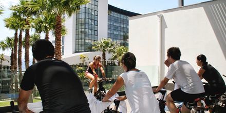 Indoor cycling på VIDAMAR Resorts Madeira, Portugal.