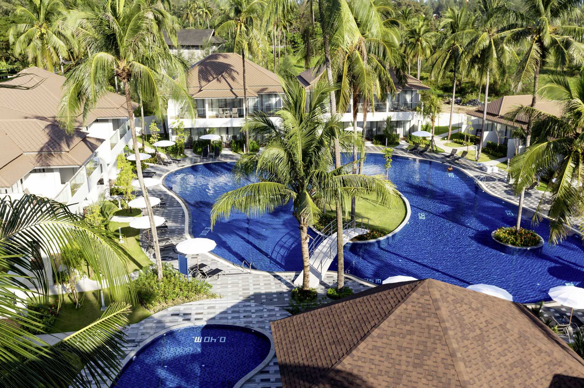 Poolområdet på hotell X10 Khao Lak, Thailand.